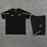 24-25 Bayern Black Training Short Suit (High Quality)纯棉纱