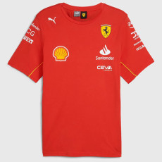 2024 Ferrari Red T-Shirts Racing Suit (圆领)