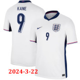 24-25 England Home Player Version Soccer Jersey