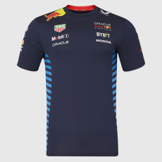 2024 F1 Red Bull Royal Blue T-Shirts Racing Suit (圆领)