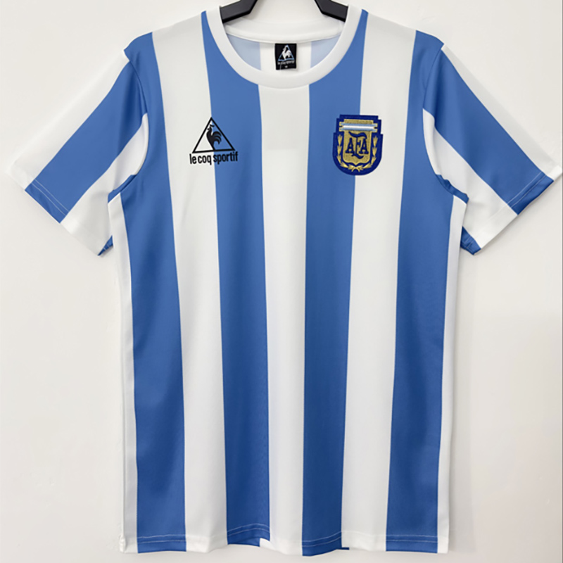 US$ 19.00 - 1986 Argentina Home Retro Soccer Jersey - www.kkgoold.com