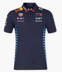 2024 F1 Red Bull Royal Blue Polo Racing Suit(有领)