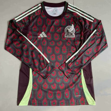 24-25 Mexico Home Long Sleeve Soccer Jersey (长袖)