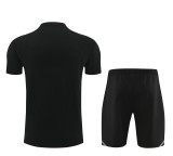 24-25 Man Utd Black Training Short Suit (High Quality)纯棉纱