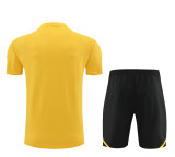 24-25 RMA Yellow Training Short Suit (High Quality)纯棉纱