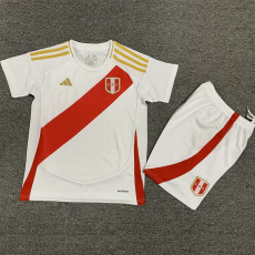 24-25 Peru Home Kids Soccer Jersey