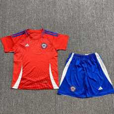 24-25 Chile Home Kids Soccer Jersey