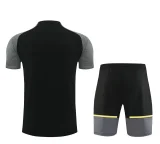 24-25 Dortmund Black Training Short Suit (High Quality)纯棉纱