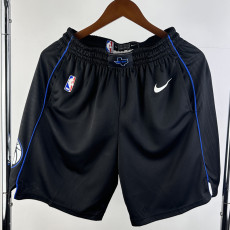 23-24 Dallas Mavericks Black City Edition Top Quality NBA Pants