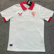 23-24 Sevilla White Polo Short Sleeve