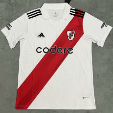 22-23 River Plate Home Fans Soccer Jersey