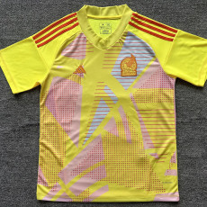 24-25 Mexico Yellow GoalKeeper Fans Soccer Jersey