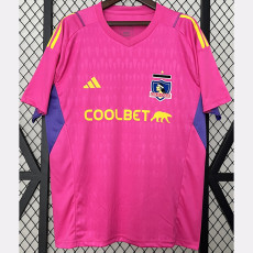 24-25 Colo-Colo Pink GoalKeeper Fans Soccer Jersey