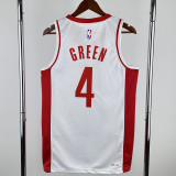 22-23 ROCKETS GREEN #4 White City Edition Home Top Quality Hot Pressing NBA Jersey