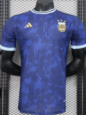 24-25 Argentina Dark Blue Special Edition Player Version Soccer Jersey