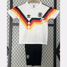 1990 Germany Home Kids Retro Soccer Jersey