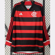 24-25 Flamengo Home Long Sleeve Soccer Jersey (长袖)