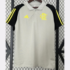 24-25 Flamengo Gray Polo Short Sleeve(有领)