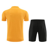 2024 NK Yellow Training Short Suit (High Quality)纯棉纱
