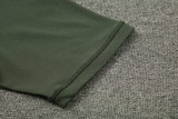 24-25 BAR Army Green Training Short Suit (High Quality)纯棉纱