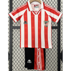 1995-1997 Bilbao Home Kids Retro Soccer Jersey
