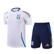24-25 Italy White Training Short Suit