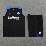 24-25 INT Black Tank top and shorts suit (条纹)
