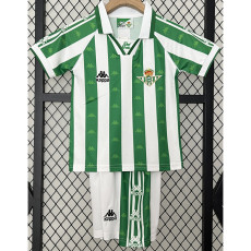 1995-1997 Real Betis Home Kids Retro Soccer Jersey