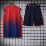 24-25 PSG Red Tank top and shorts suit