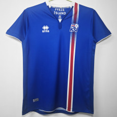 2016-2017 Iceland Home Retro Soccer Jersey