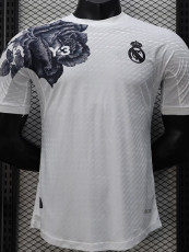 23-24 RMA Y-3 White Player Version Soccer Jersey