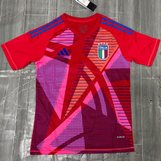 24-25 Italy Red GoalKeeper Soccer Jersey (红色)