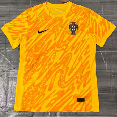 24-25 Portugal Yellow GoalKeeper Soccer Jersey