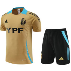 24-25 Argentina Earthy Gold Training Short Suit