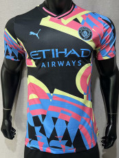 24-25 Man City Black Pink Concept Edition Player Version Soccer Jersey