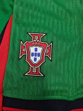 24-25 Portugal Home Kids Player Version Soccer Jersey (球员童装)