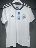 2024 Germany White Casual Retro Edition T-Shirts (Pure Cotton)