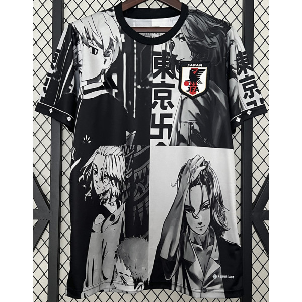 2024 Japan Black Grey Special Edition Fans Soccer Jersey (黑灰东京)