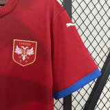24-25 Serbia Home Fans Soccer Jersey