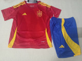 24-25 Spain Home Kids Soccer Jersey
