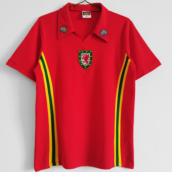 1976-1979 Wales Home Retro Soccer Jersey