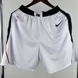CLIPPERS Latin White City Edition Top Quality NBA Pants