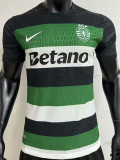 24-25 Sporting Lisbon Home Player Version Soccer Jersey