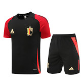 24-25 Belgium Black Training Short Suit