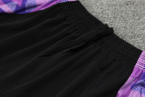 24-25 Germany Purple Black Tank top and shorts suit