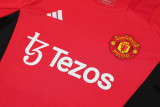 24-25 Man Utd Red Training Short Suit