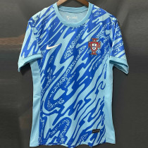 24-25 Portugal Blue GoalKeeper Soccer Jersey