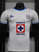 24-25 Cruz Azul Away Player Version Soccer Jersey