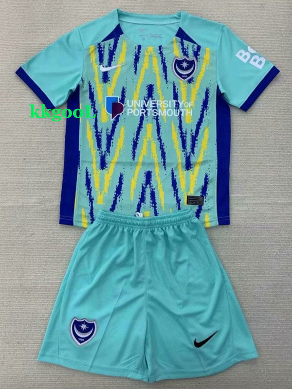 US 14.50 2425 Portsmouth Third Kids Soccer Jersey