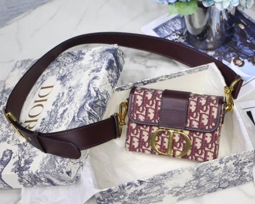 30 Montaigne Jacquard Canvas Box Bag